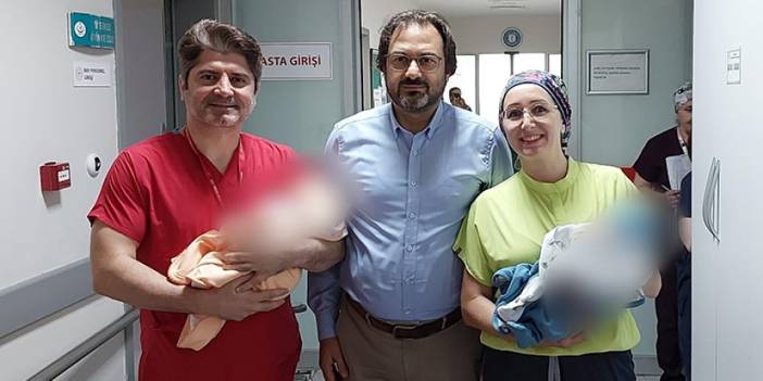 Trabzon’da Kanuni Eğitim ve Araştırma Hastanesi'nde ilk tüp bebekler dünyaya geldi