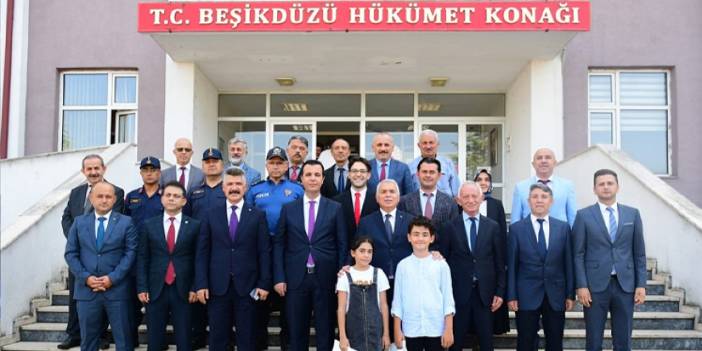 Trabzon Valisi Aziz Yıldırım'dan Beşikdüzü ilçesine ziyaret