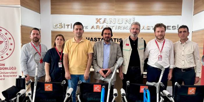 Hasene Vakfı'ndan Trabzon'daki Kanuni Eğitim Araştırma Hastanesi'ne bağış