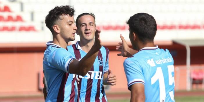 Trabzonspor'un gençleri Gümüşhanespor'u mağlup etti! Ali Şahin Yılmaz detayı dikkat çekti