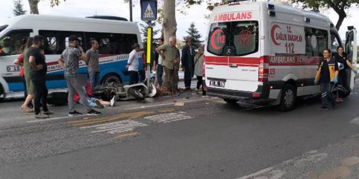 Trabzon’da biri motosiklet 3 aracın karıştığı kazada 1 kişi yaralandı.