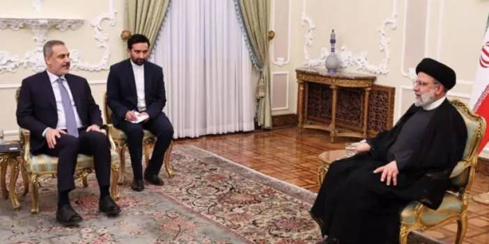Bakan Fidan, İran Cumhurbaşkanı Reisi ile görüştü