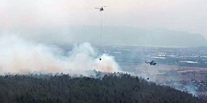 İzmir'in Gaziemir ilçesinde orman yangını çıktı. 9 Eylül 2023