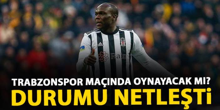 Beşiktaş'ın yıldızı Trabzonspor maçında oynayacak mı? Durumu netleşti