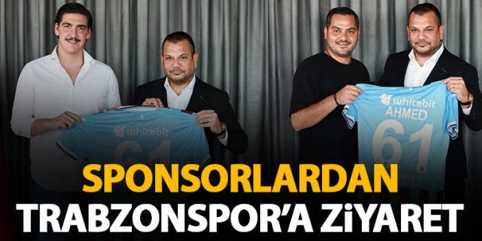Sponsorlardan Trabzonspor'a ziyaret