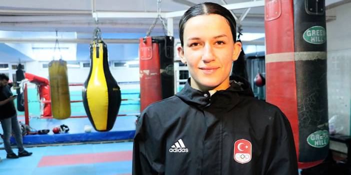 Milli boksör Hatice Akbaş, olimpiyatlar için Bayburt'ta kampa girdi