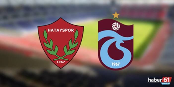 Trabzonspor'un Hatayspor maçı ilk 11'i belli oldu!
