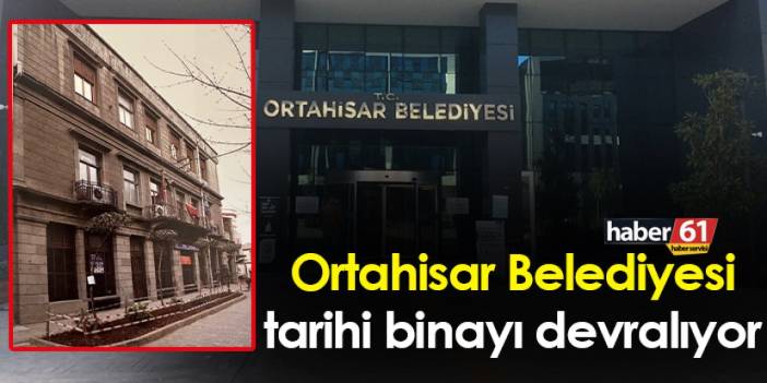 Trabzon'da Ortahisar Belediyesi eski PTT binasını devralıyor!