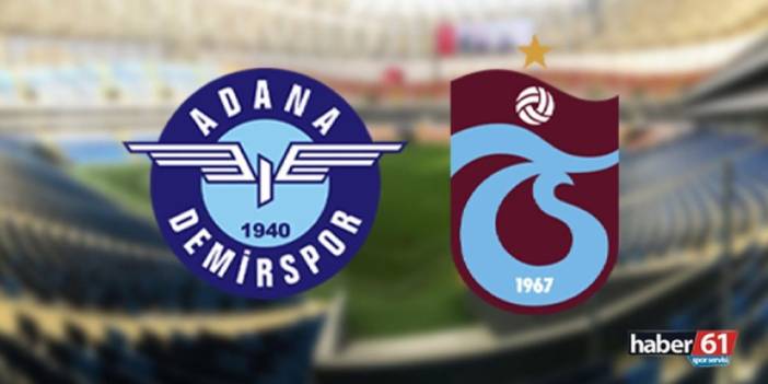 Trabzonspor'un Adana Demirspor maçı muhtemel 11'i