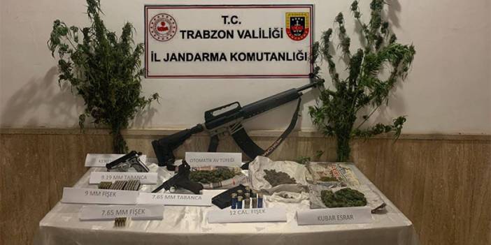Trabzon'da uyuşturucu operasyonu! 1 kişi gözaltına alındı