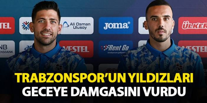 Trabzonspor’un Yunan Yıldızları geceye damga vurdu!