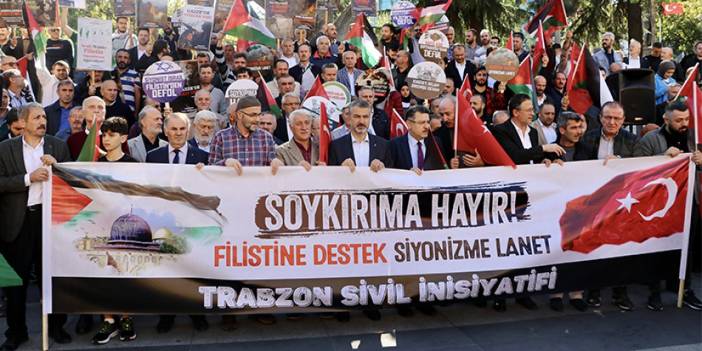 Trabzon'dan Filistin'e destek!