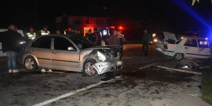 Trabzon plakalı otomobil Ordu'da kaza yaptı! 6 yaralı