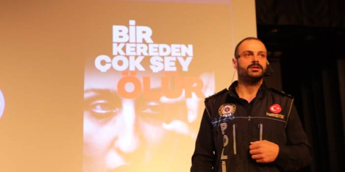 Trabzon Emniyetinden uyuşturucu ile mücadele eğitimi