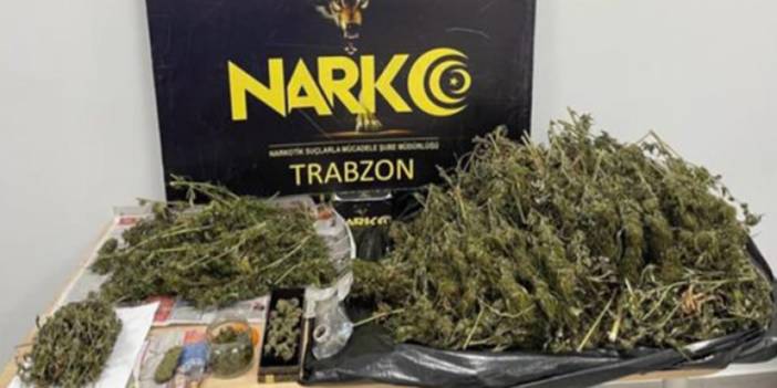 Trabzon’da uyuşturucu operasyonları! 7 şahıs hakkında işlem