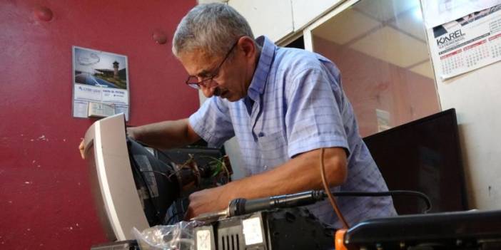 Ordulu televizyon tamircisi: "Artık bozulan televizyonlar tamire değil, çöpe gidiyor"