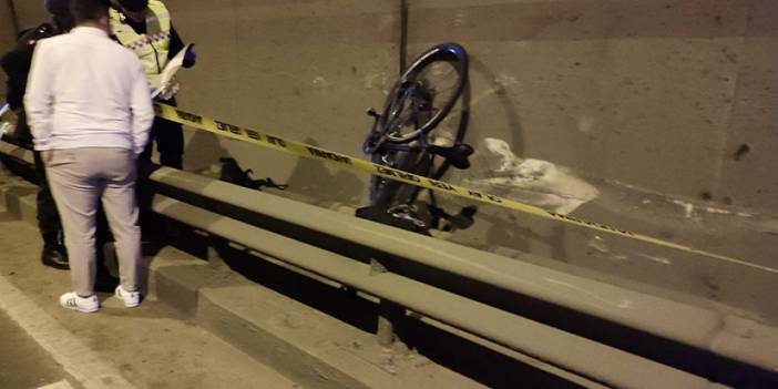 Trabzon'da tünelde kaza! Norveçli bisikletli hayatını kaybetti