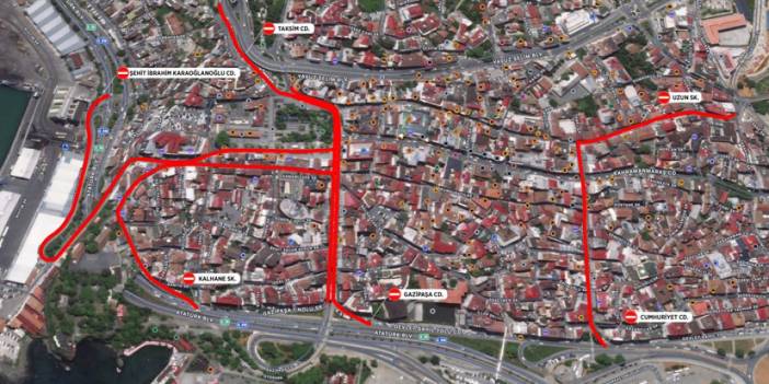 Trabzon'da bu uyarıya dikkat! Bazı cadde ve sokaklar araç trafiğine kapatılıyor