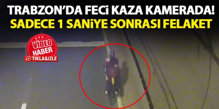 Trabzon'da ölen Norveçli bisikletçinin son anları kamerada! İşte kaza anı