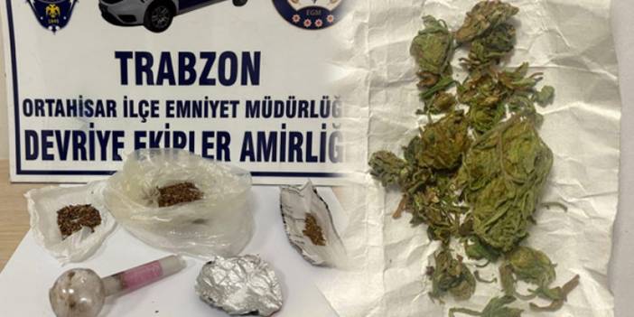 Trabzon’da narkotik göz açtırmıyor! Sokak operasyonlarında 2 kişi yakalandı
