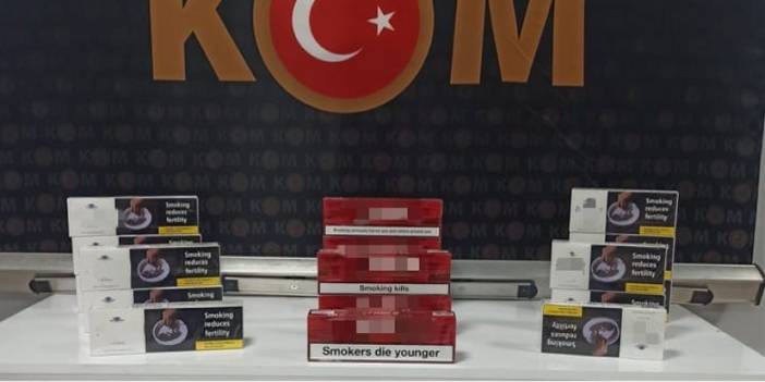 Trabzon’da kaçak alkol ve sigaraya emniyetten operasyon!