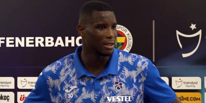 Trabzonsporlu futbolcu Paul Onuachu: "Çok önemli bir galibiyetti"