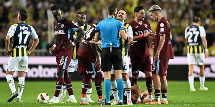 Trabzonspor'un Fenerbahçe maçına damga vuran hakemi böyle eleştirdi! "Zorbay'a sormak lazım..."