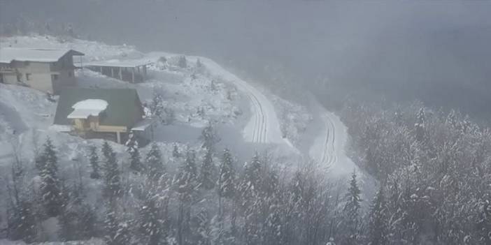 Trabzon'da ulaşıma kar engeli!  6 yerleşim yerine ulaşım sağlanamıyor