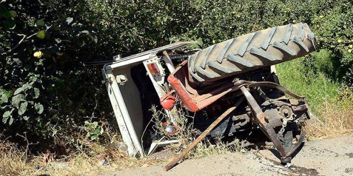 Samsun'da traktör devrildi! Sürücü hayatını kaybetti