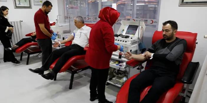 Samsun'da Kızılay'dan kan bağışı yapanlara hediye!
