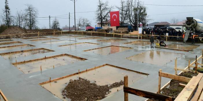 Trabzon'da yeni süt işletme tesisinin temeli atıldı