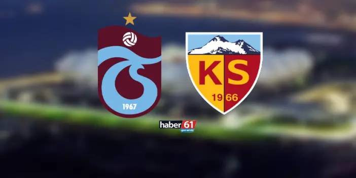 Trabzonspor'un Kayserispor maçı muhtemel 11'i! Kadroda değişim olacak mı?