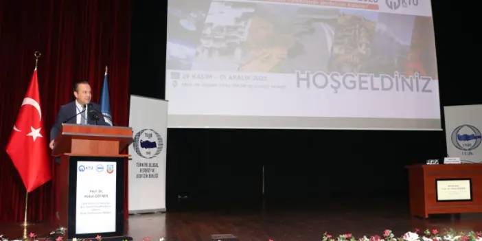 Trabzon'da "22. Türkiye Ulusal Jeodezi Komisyonu Sempozyumu" başladı