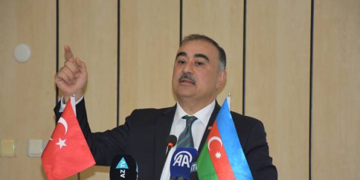 Azerbaycan'ın Ankara Büyükelçisi Memmedov, Trabzon'da konferansta konuştu