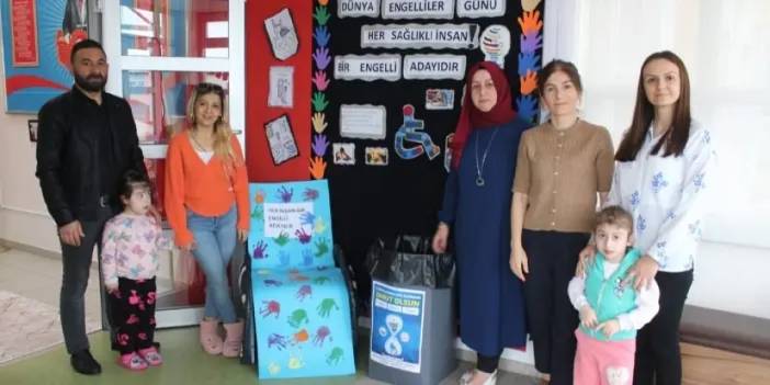 Trabzon'da farkındalık projesi! "Kapaklarınız atık olmasın, umut olsun"
