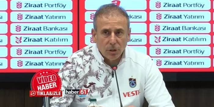 Trabzonspor'da Abdullah Avcı maç sonu konuştu! Bu sezonki hedefi açıkladı
