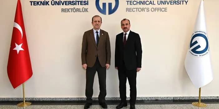 Trabzon Milli Eğitim Müdürü Hasan Uygun'dan KTÜ Rektörü Çuvalcı'ya ziyaret