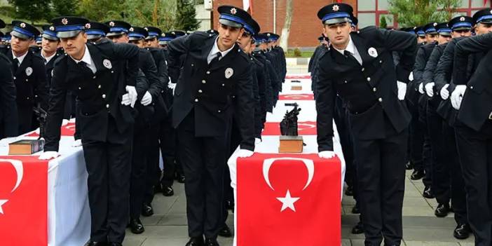 Trabzon, Rize ve Bayburt'ta eğitimlerini tamamladılar! 1212 polis adayı yemin etti