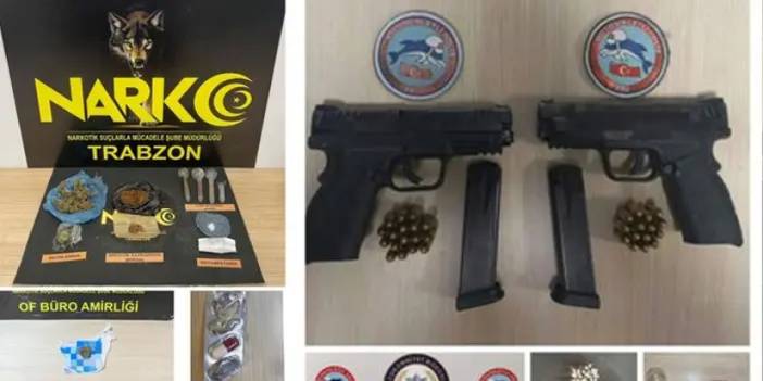 Trabzon'da narkotik ekiplerinin operasyonları sürüyor! 18 kişi yakalandı