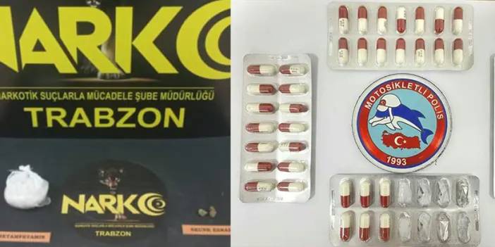 Trabzon’da emniyetten uyuşturucuya geçit yok! 4 şahıs hakkında işlem