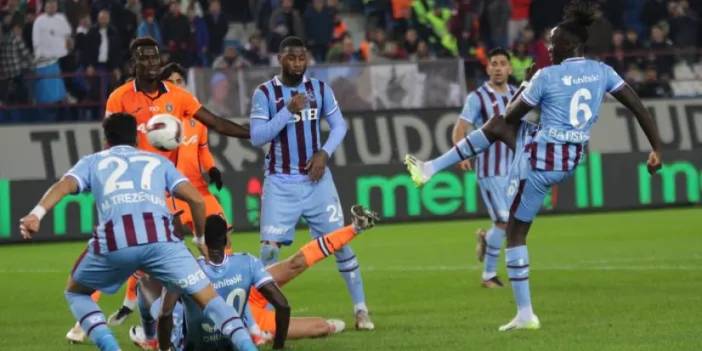 Trabzonspor 1 puana razı! Trabzonspor 1-1 Başakşehir