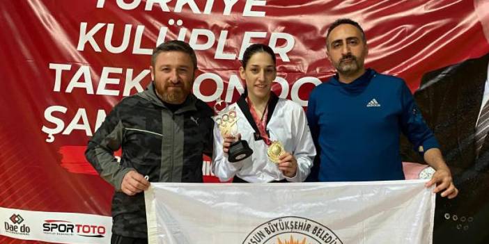 Samsun zafer heyecanı! Tekvando Kız Takımı Türkiye üçüncüsü