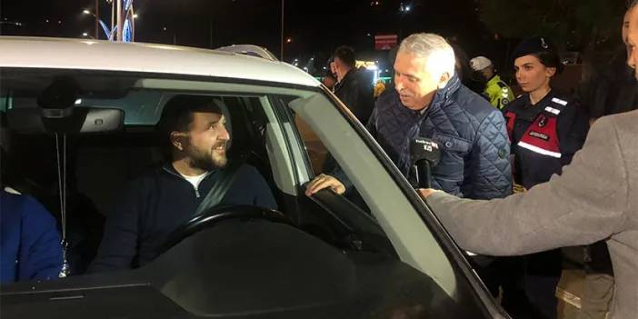Trabzon Valisi Yıldırım’dan yılbaşı gecesi sürücülere teşekkür