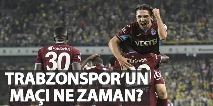 Trabzonspor maçı ne zaman, saat kaçta, hangi kanalda? Trabzonspor lig fikstürü