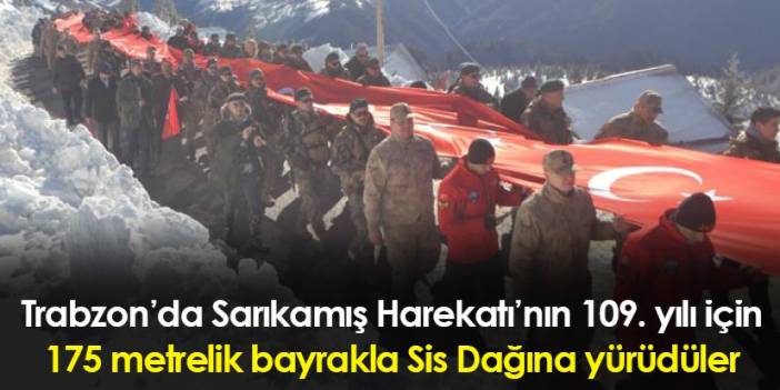 Trabzon’da binlerce kişi Sis Dağı’na çıktı! Sarıkamış Şehitleri unutulmadı