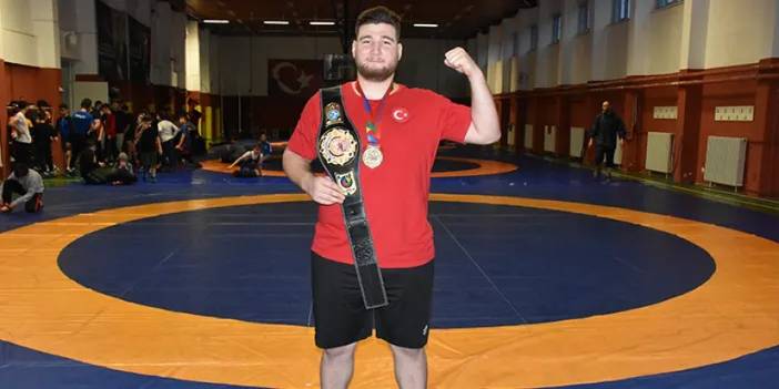 Milli güreşçi Atalay Aydemir'in hedefi olimpiyatta altın madalya