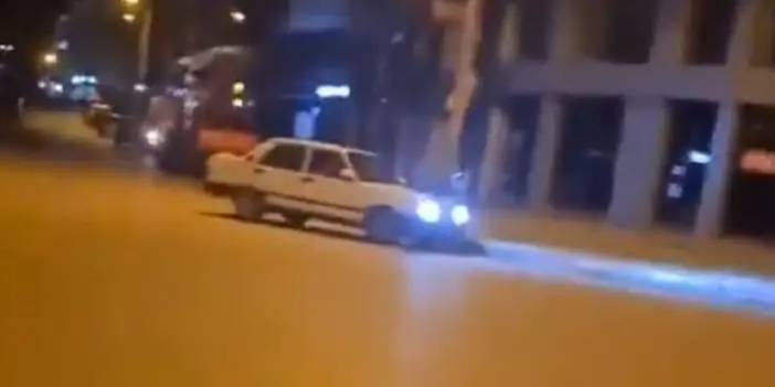 Trabzon'da drift yapan sürücüye ağır ceza!