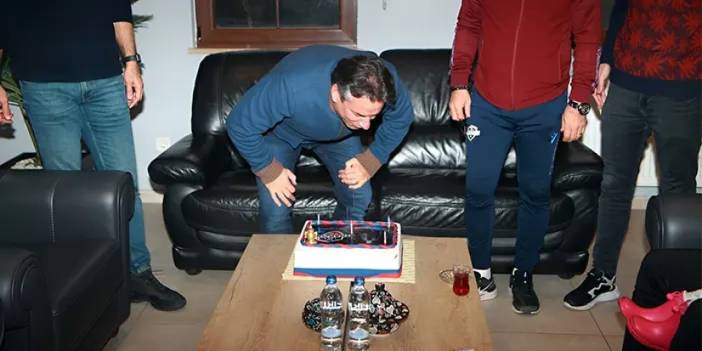 1461 Trabzon FK Başkanı Hekimoğlu'na doğum günü sürprizi
