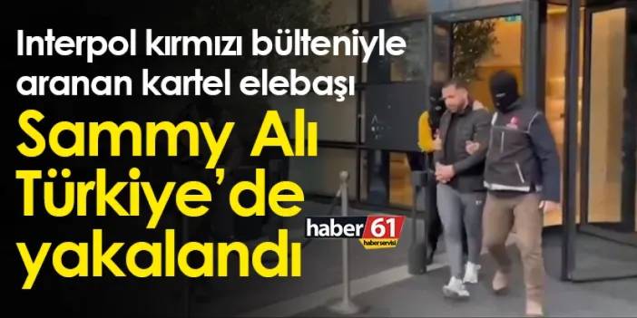 Interpol kırmızı bülteniyle aranan kartel elebaşı Sammy Alı Türkiye’de yakalandı