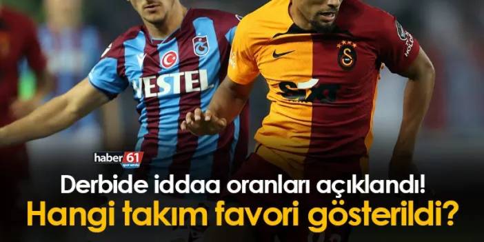 Trabzonspor - Galatasaray maçı iddaa oranları açıklandı! Hangi takım favori gösterildi?